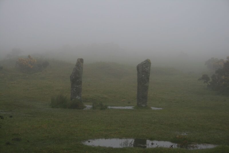 bodmin Moor Nebel Steinkreis Jamaica Inn Daphne de Maurier Annette von Droste Hülshoff