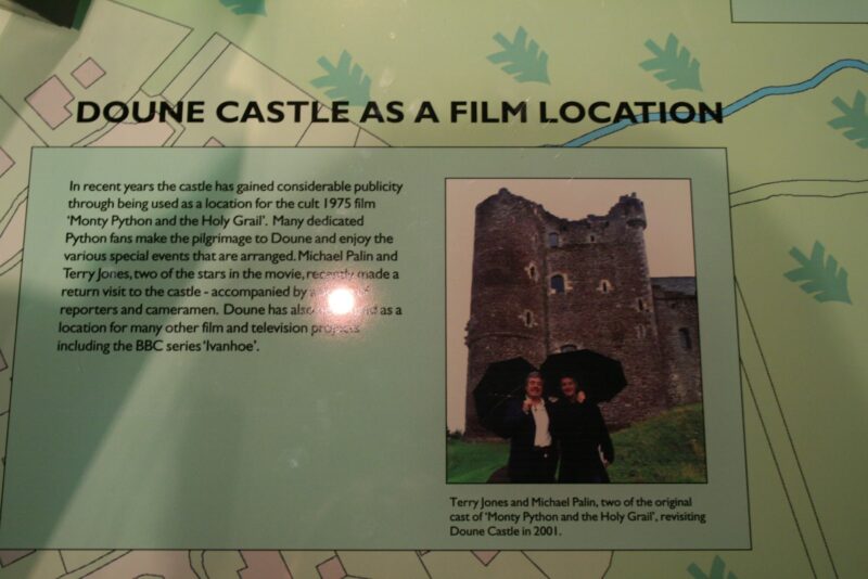 Doune Castle Monty Python Ritter der Kokosnuss Burg Burg Leoch Outlander Diana Gabaldon 