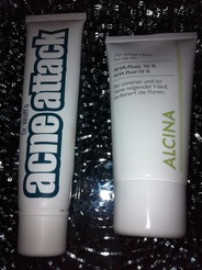 Gleiche Creme in zwei Verpackungen??? Acne Attack und AHA-Fluid