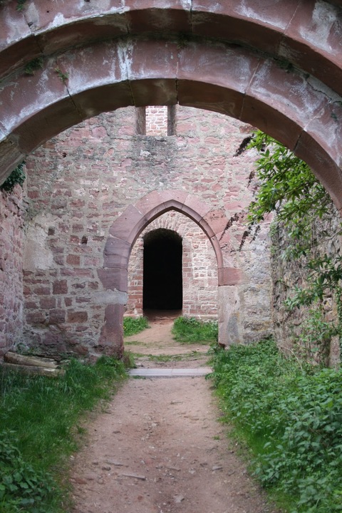 Henneburg Spessard Burgruine Franken Burg