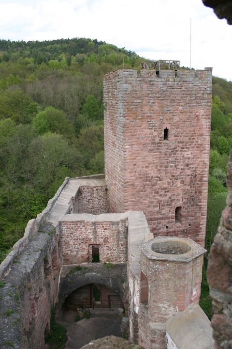 Henneburg Spessard Burgruine Franken Burg