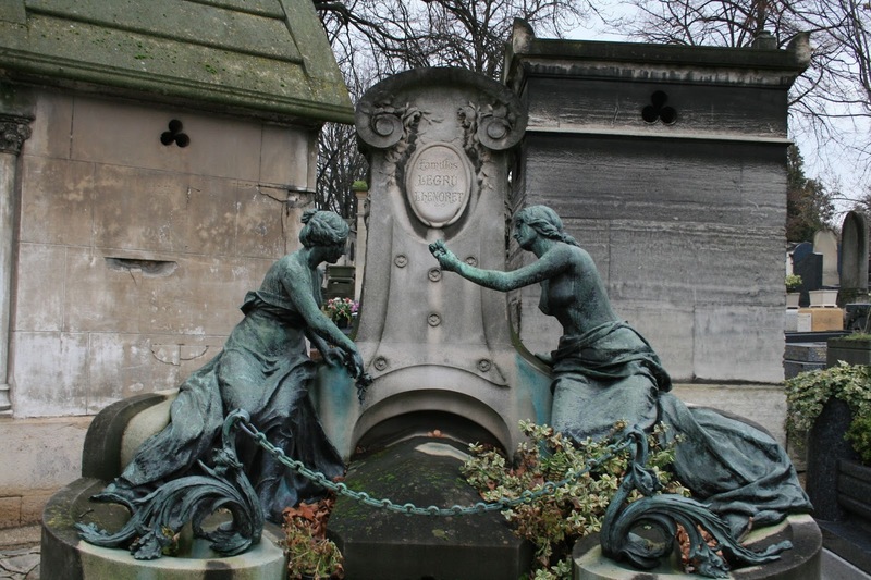 Cimetiere Pere Lachaise Friedhof Paris Chopin Balzac Rossini