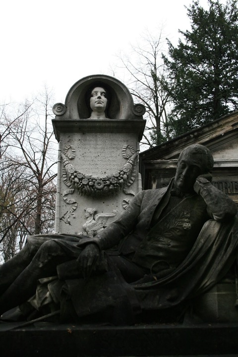 Cimetiere Pere Lachaise Friedhof Paris Chopin Balzac Rossini