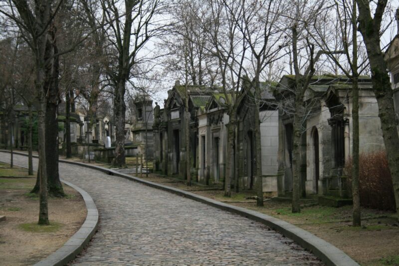 Cimetiere Pere Lachaise Friedhof Paris Chopin Balzac Rossini