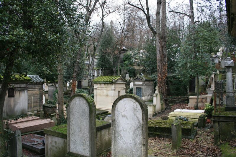 Cimetiere Pere Lachaise Friedhof Paris Chopin Balzac Rossini