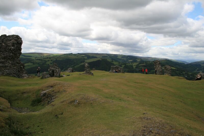 Dinas Bran Castell Wales Artus Gral