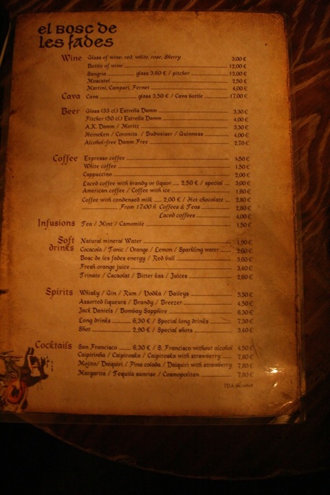 Märchencafé, Bosc des fades, Café Barcelona