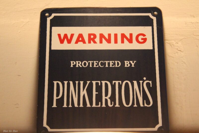 Pinkerton's Detektei, Kriminalmuseum Lemgo, Museum Lemgo, Robert C. Marley
