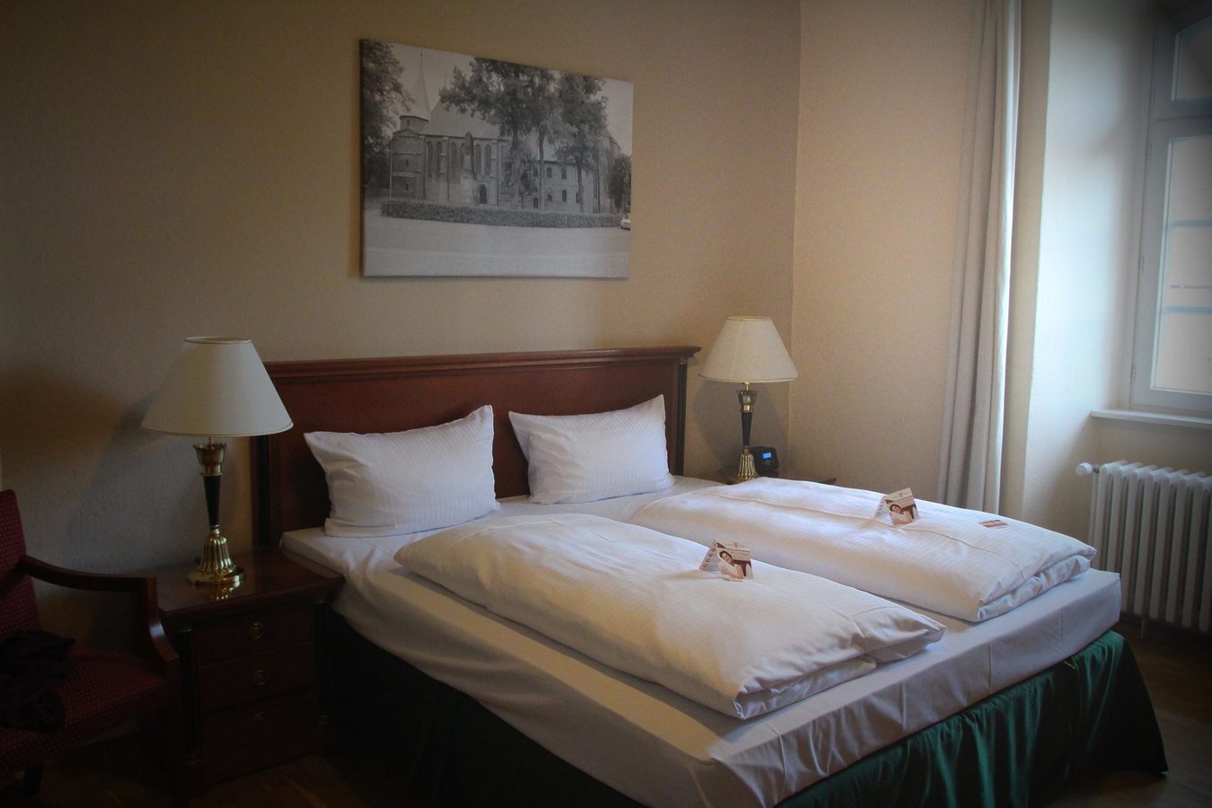 nostalgisches Hotel, antike Zimmereinrichtung im Hotel