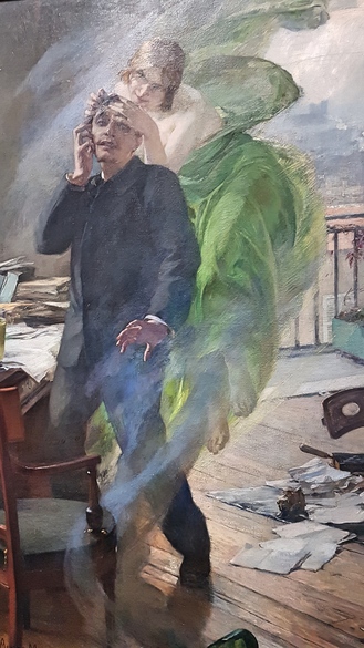 Kunstmuseum Stuttgart, Albert Maignan, die Grüne Fee, Absinth, Extase