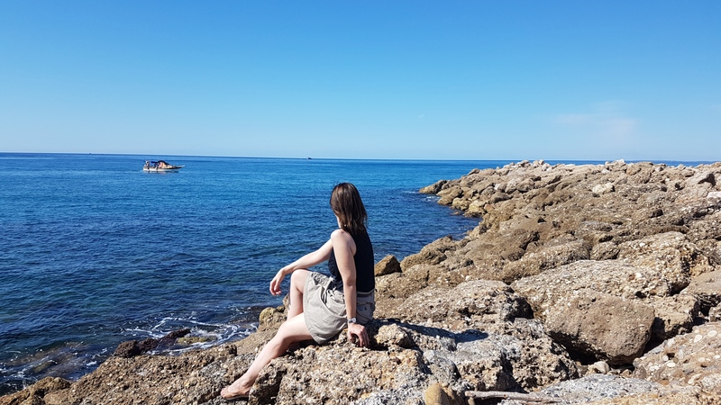 Blaues Meer in der Türkei, Strandurlaub Türkei