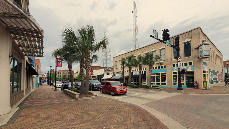 Downtown Lake Charles, amerikanische Innenstadt