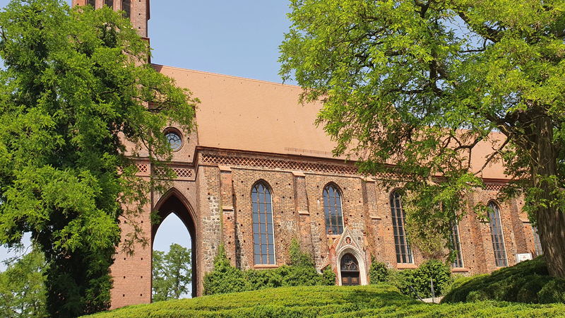 Sehenswerte Stadt in Brandenburg, Müncheberg, Gotische Backsteinkirche