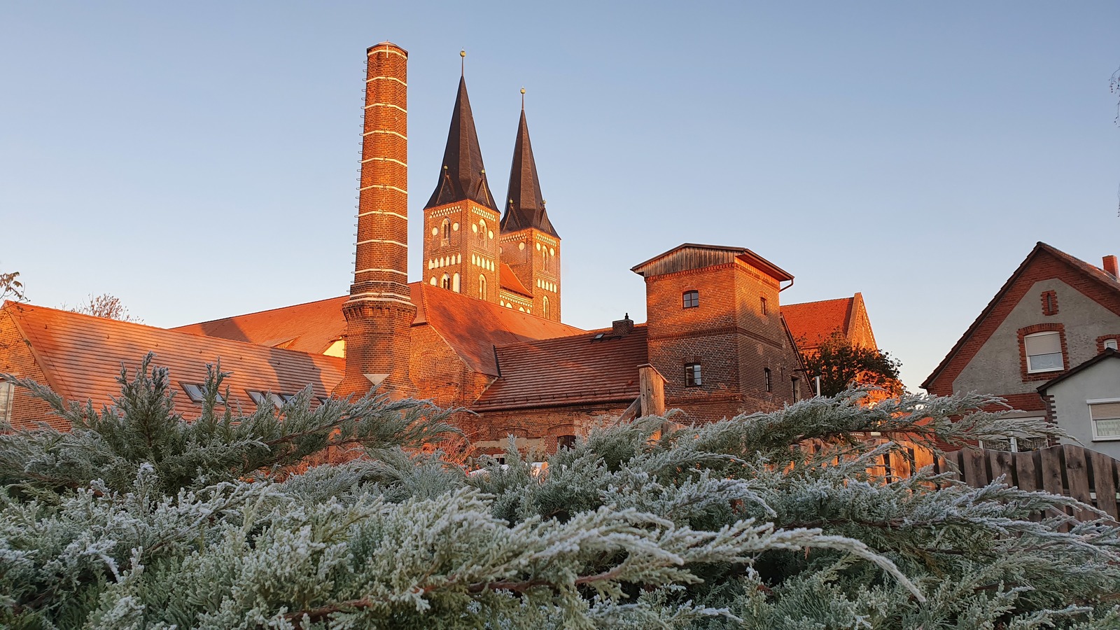 Brennerei im Kloster Jerichow, Kloster im Winter