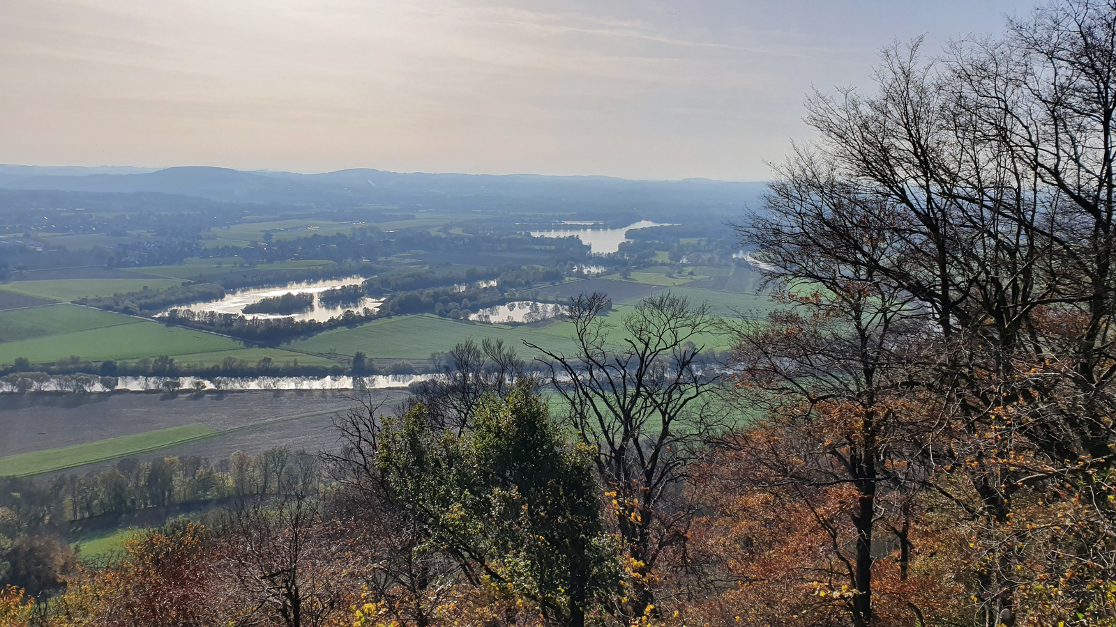 Wandern am Kaiser Wilhelm Denkmal