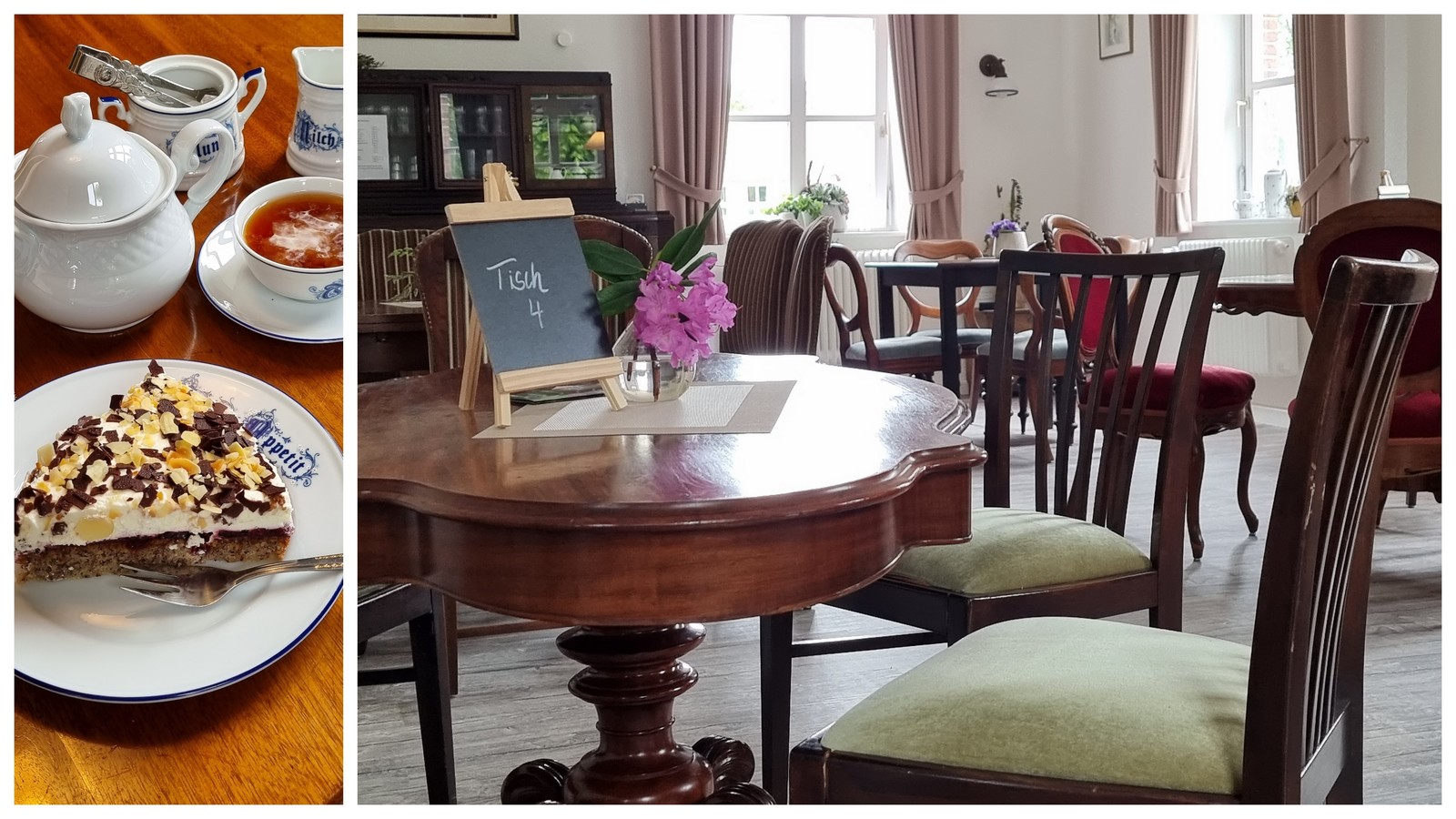 Potshausen, Café im Bildungszentrum Potshausen, nostalgisches Café in Ostfriesland