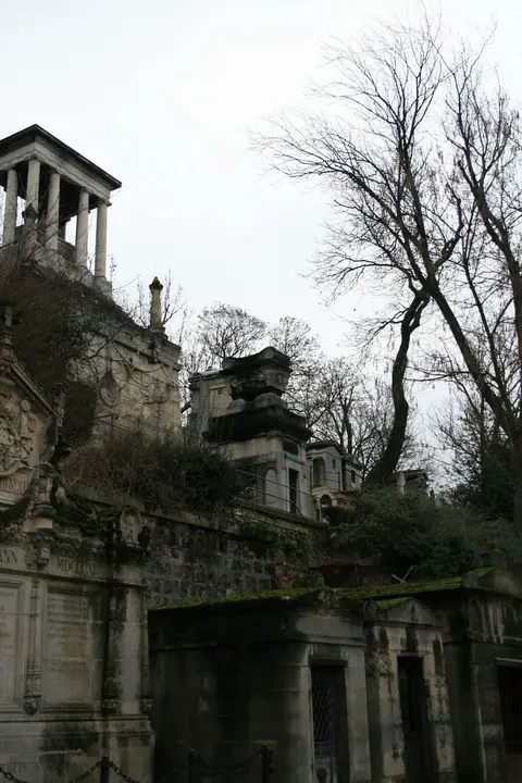 Cimetiere Pere Lachaise Friedhof Paris Chopin Balzac Rossini
