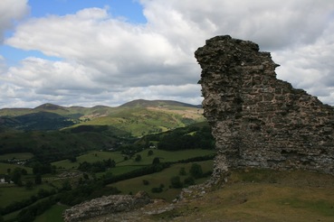 Castell Dinas Bran in Wales – schon wieder eine Gralsburg