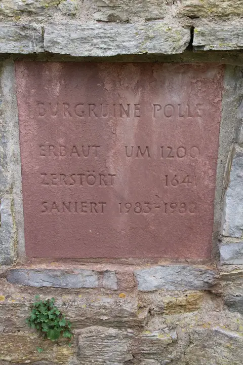Polle, Burg Burgruine Aschenputtel Weser