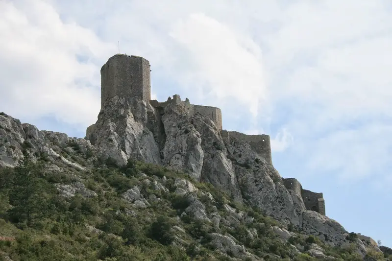 Burg Queribus Frankreich Katharer