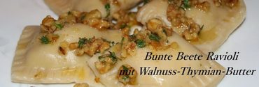 Gero kocht: Bunte Beete Ravioli mit Walnuss-Thymian-Butter