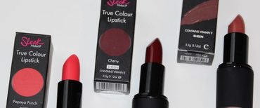 Let’s talk about Sleek Lipstick – True Colour: Papaya Punch, Cherry & Succumb