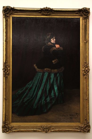 "Camille oder Dame im Grünen Kleid" von Claude Monet