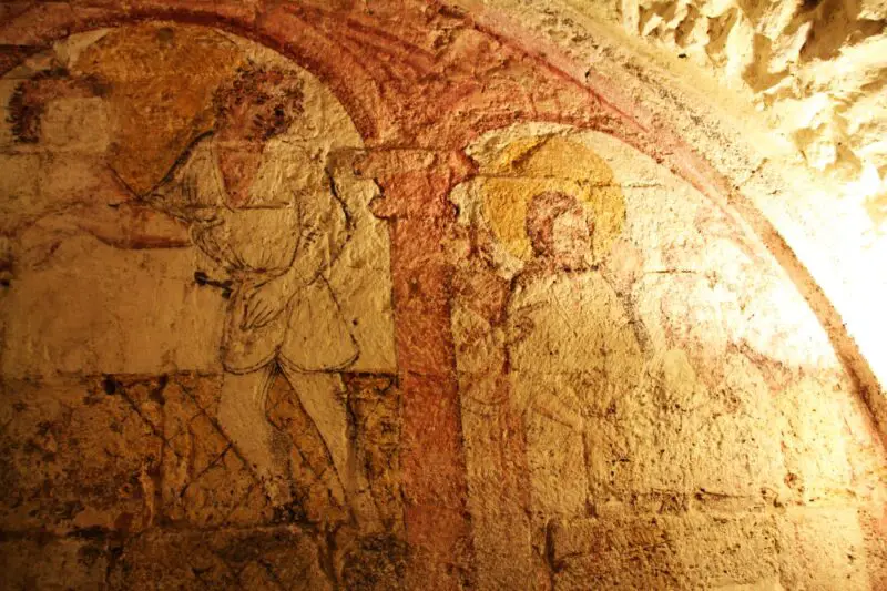 Fresken in der St. Veists Krypta