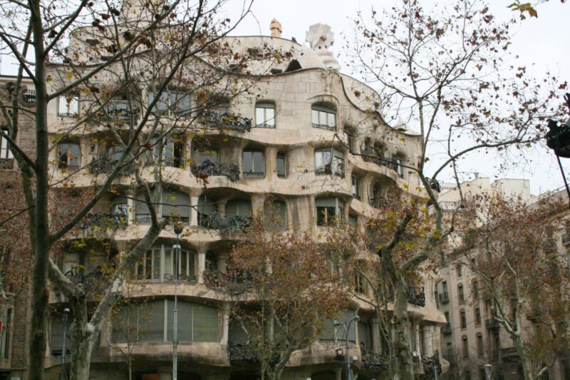 Casa Mila, Antoni Gaudi in Barcelona