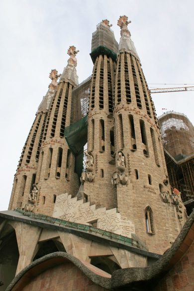 Türme der Sagrada Familia von Antoni Gaudi