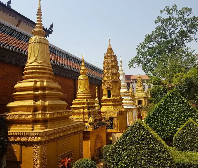 Siem Reap, buddhistische Gräber