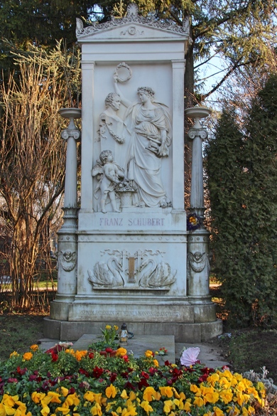 Grab von Franz Schubert auf dem Zentralfriedhof in Wien
