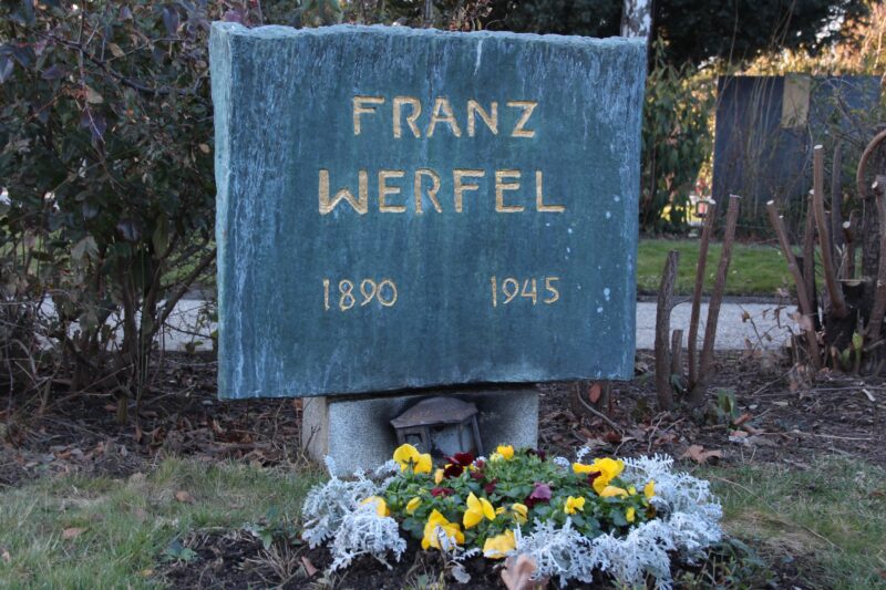 Grab von Franz Werfel auf dem Zentralfriedhof in Wien