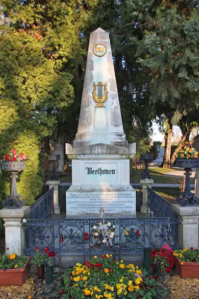 Grab von Ludwig van Beethoven auf dem Zentralfriedhof in Wien