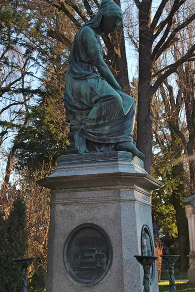 Denkmal für Mozart auf dem Zentralfriedhof in Wien