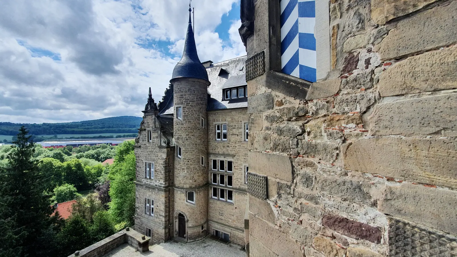 Burgen in Südniedersachsen, Burg Adelebsen, Burgruine, Schloss Adelebsen, Sehenswürdigkeiten bei Göttingen