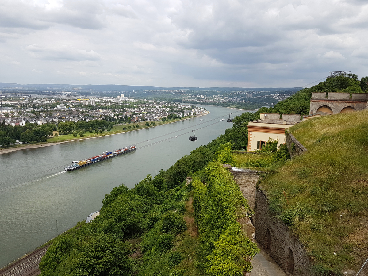 Burgen und Schlösser am Mittelrhein, Romantischer Rhein, Was kann man am Mittelrhein machen? Festung Ehrenbreitenstein, Koblenz