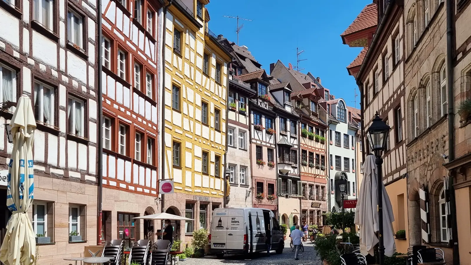 In der Altstadt von Nürnberg gibt es auch Ecken ohne Touristenmassen, die Nürnberger Quartiere sind noch Geheimtipps. 