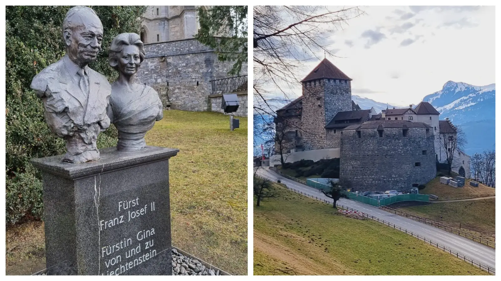 Das Schloss von Vaduz ist die wichtigste Sehenswürdigkeit von Liechtenstein. 