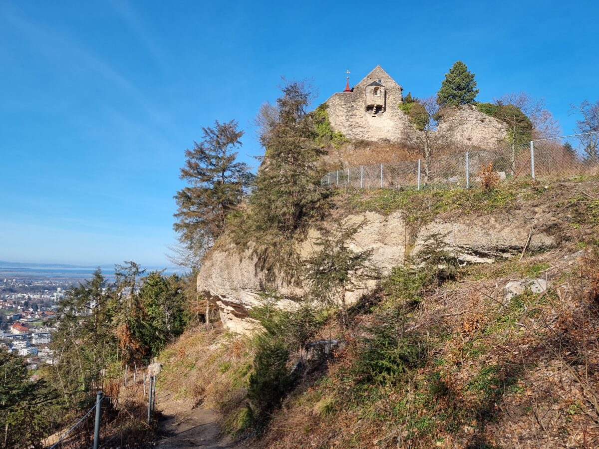 Die schönsten Burgen und Schlösser am Bodensee in Österreich, Burgruine Hohenbregenz 