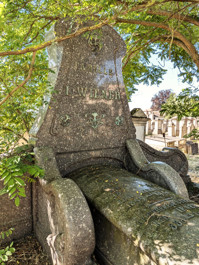 Jugendstil-Friedhof in Nancy, Gräber im Jugendstil